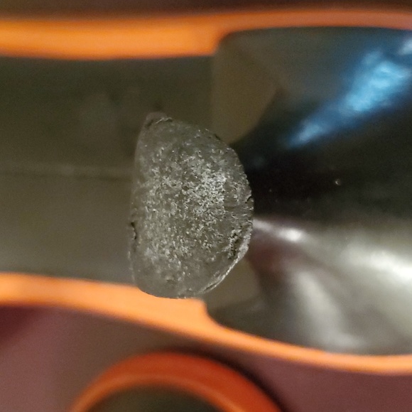 Tod's Orange Buckle Kitten Heel Mules/Sandals 7.5 - Picture 10 of 12